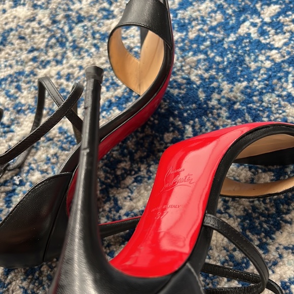 CHRISTIAN LOUBOUTIN Choca Criss Sandal 37 / 7 - Picture 8 of 9